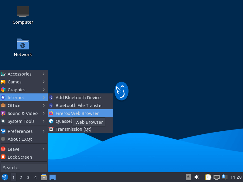 Lubuntu Internet Apps