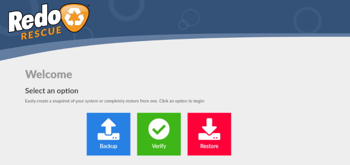 Redo Rescue - Linux Backup & Recovery Tool